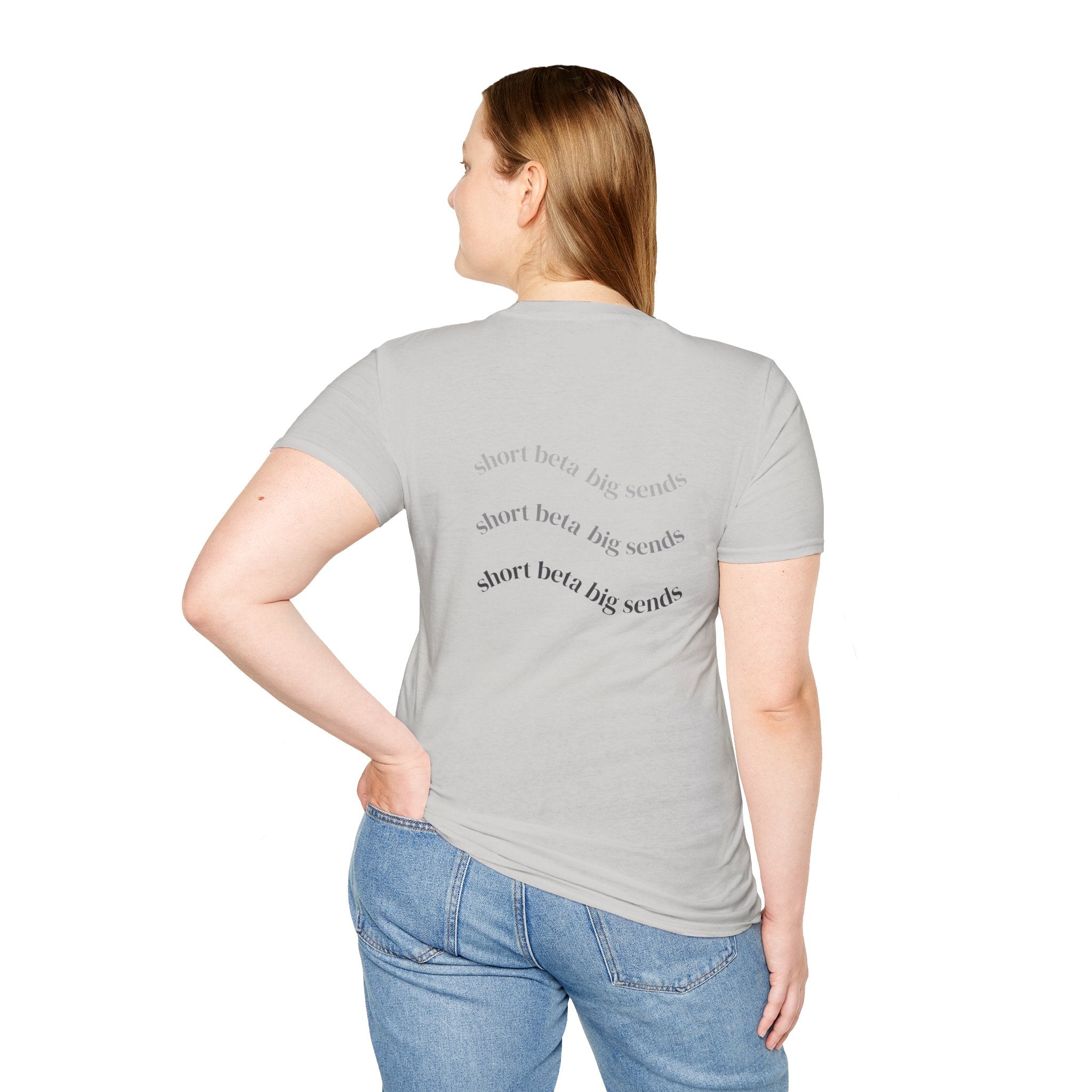 Short Beta Co. - Short Beta, Big Sends Unisex T-shirt