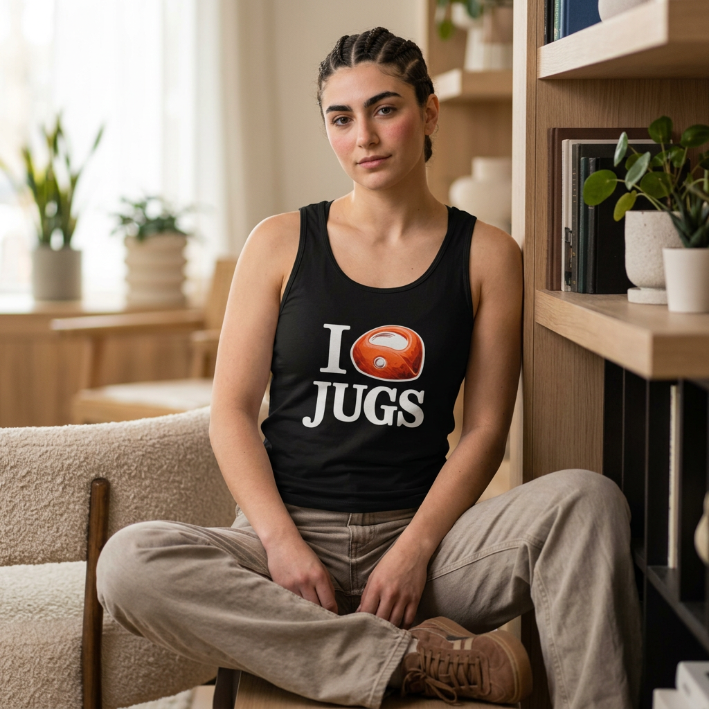 I Love Jugs Unisex Jersey Tank
