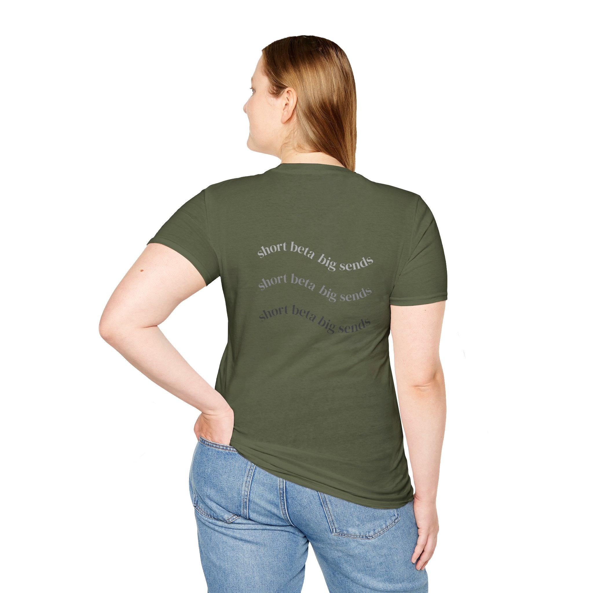 Short Beta Co. - Short Beta, Big Sends Unisex T-shirt