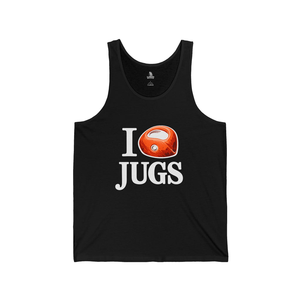 I Love Jugs Unisex Jersey Tank