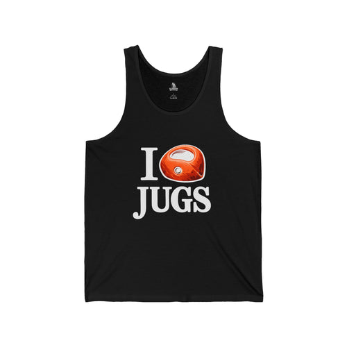 I Love Jugs Unisex Jersey Tank